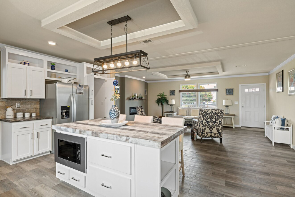 El Rancho 32644A Kitchen view inside El Rancho by Palm Harbor 32644A