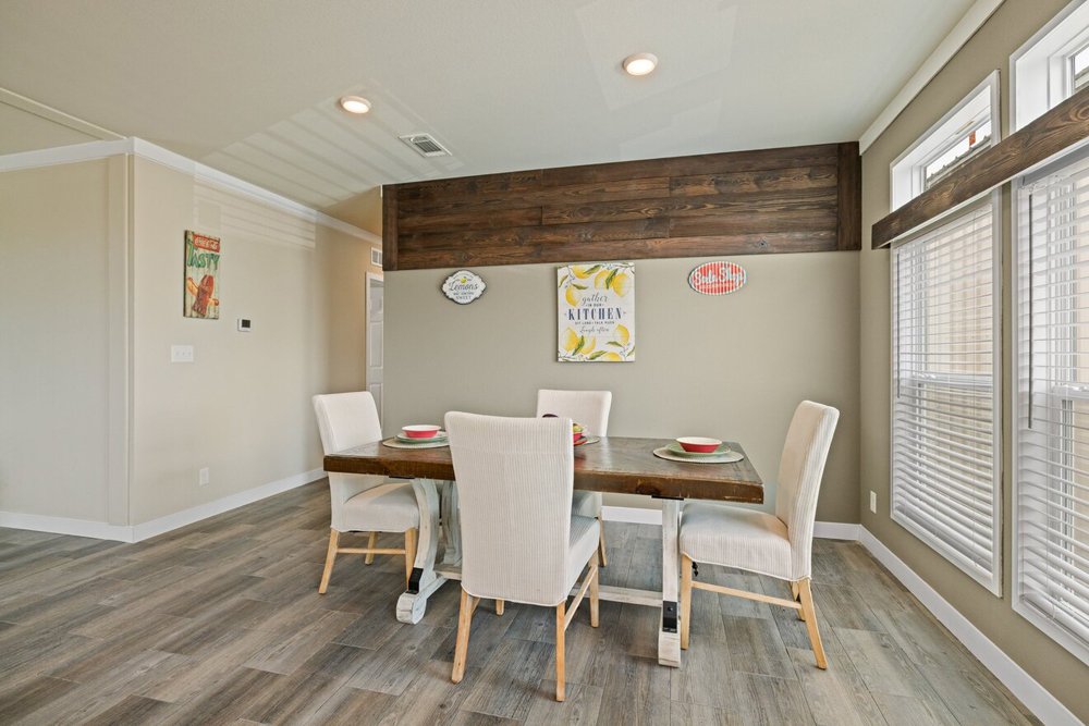 El Rancho 32644A Dining Room inside El Rancho by Palm Harbor 32644A