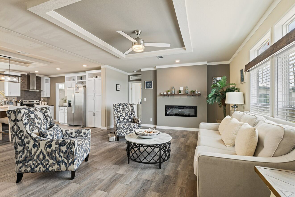 El Rancho 32644A Living rooms inside El Rancho by Palm Harbor 32644A