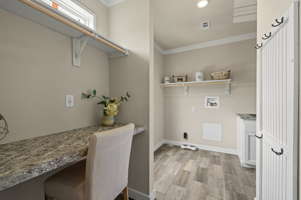 El Rancho 32644A Laundry room inside El Rancho by Palm Harbor 32644A