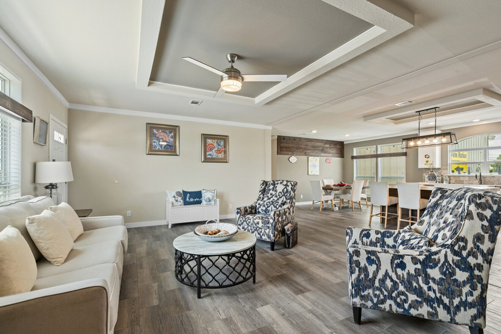 El Rancho 32644A The Living room inside El Rancho by Palm Harbor 32644A